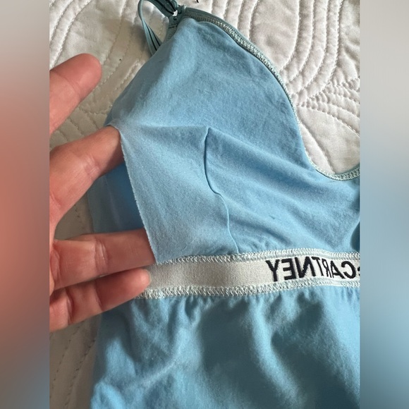 Authentic, blue Stella McCartney one piece swimsuit, no tag, but size Medium. - Picture 10 of 10